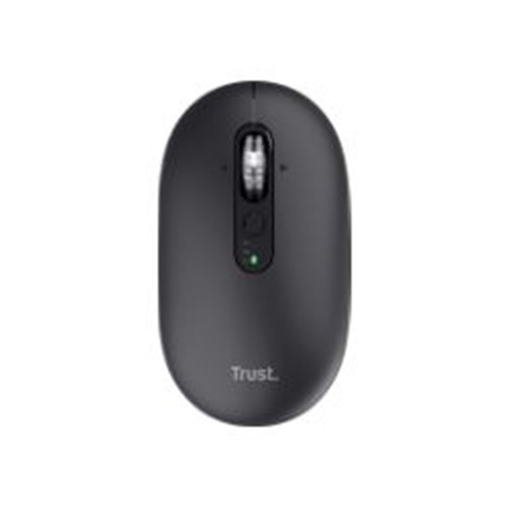 ratón trust seron rf wireless/bluetooth negro (26018)
