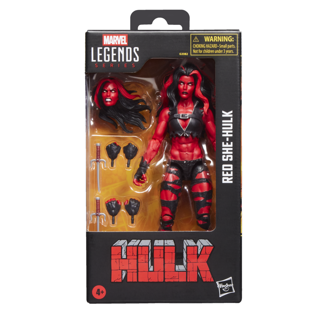 figura hulka roja she-hulk marvel legends 15cm