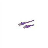 startech.com cable de red de 0,5m púrpura cat6 utp ethernet gigabit rj45 sin enganches - n6patc50cmpl
