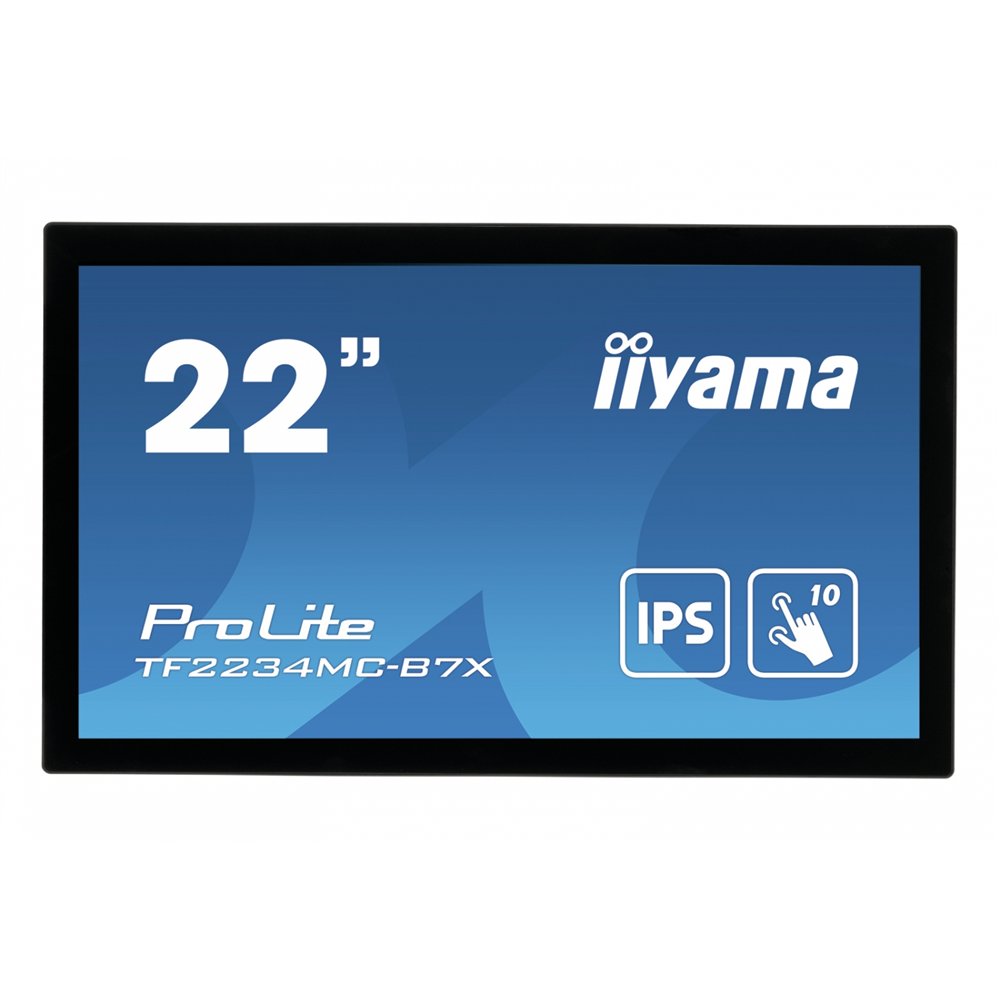 iiyama pro lite monitor pantalla táctil 54,6 cm (21.5") multi-touch multi-usuario negro