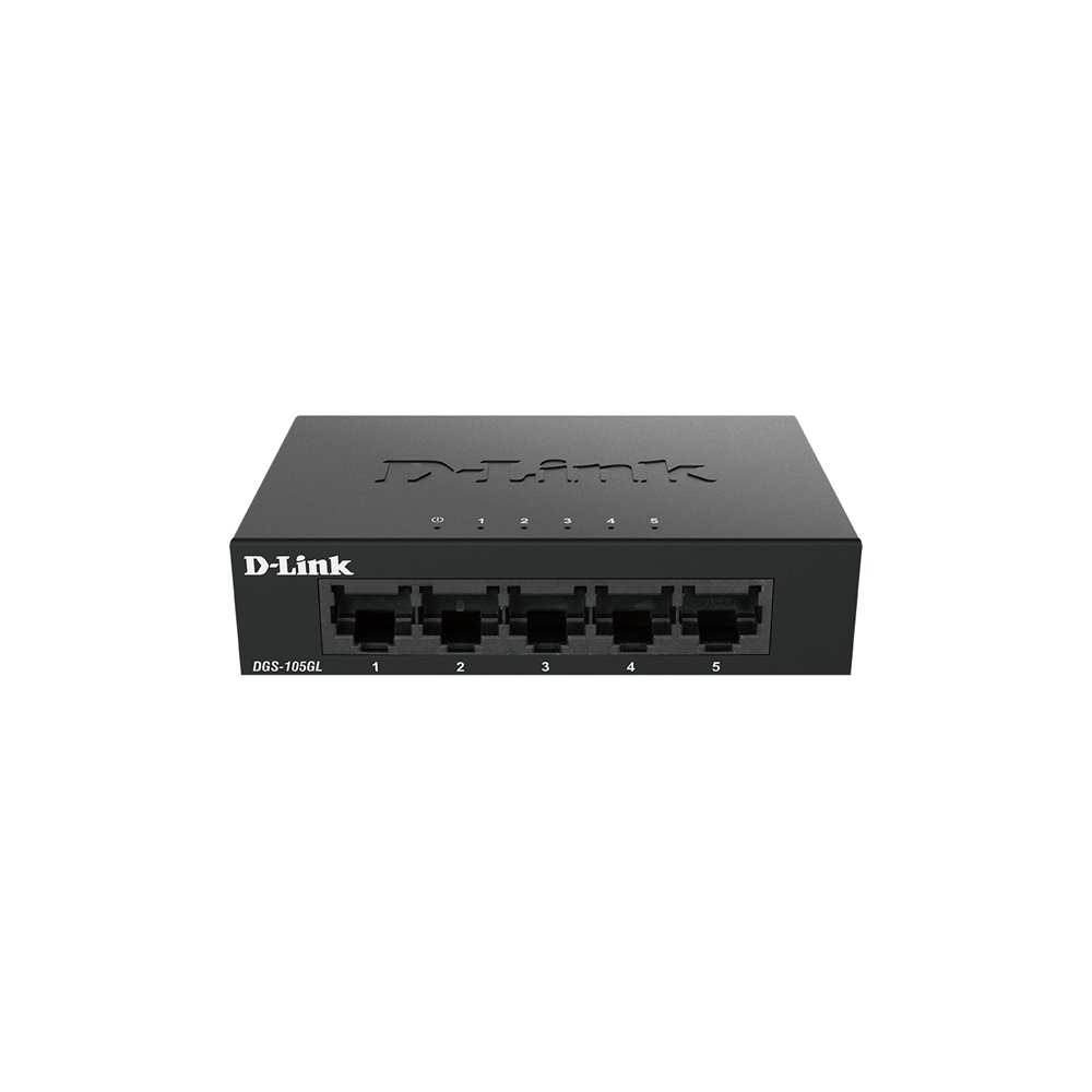 d-link dgs-105gl/e switch no administrado gigabit ethernet (10/100/1000) negro
