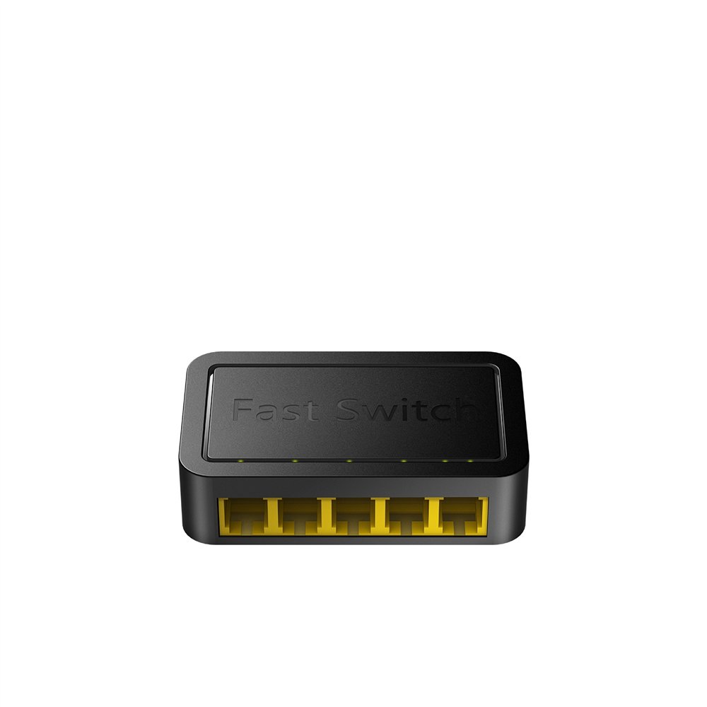 cudy fs105d switch fast ethernet (10/100) negro