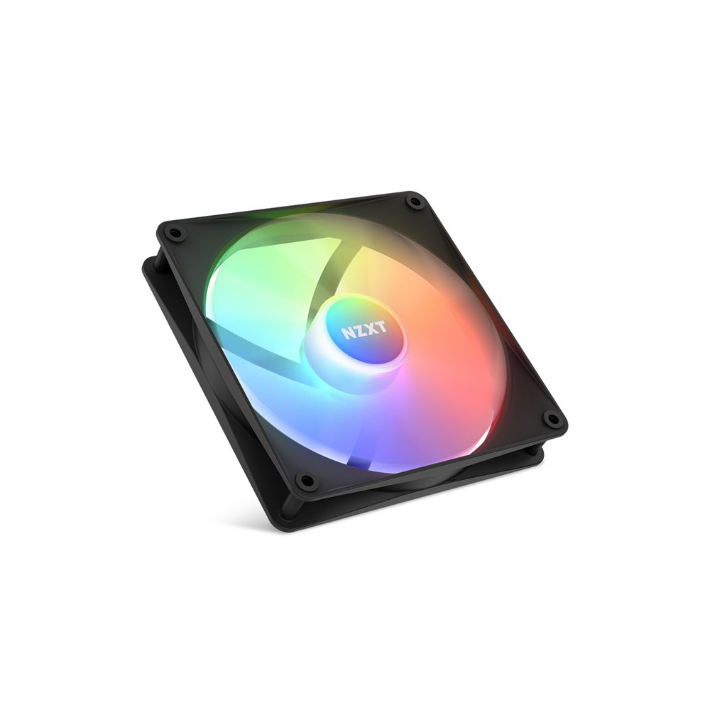 nzxt f140 rgb core carcasa del ordenador ventilador 14 cm negro 1 pieza(s)