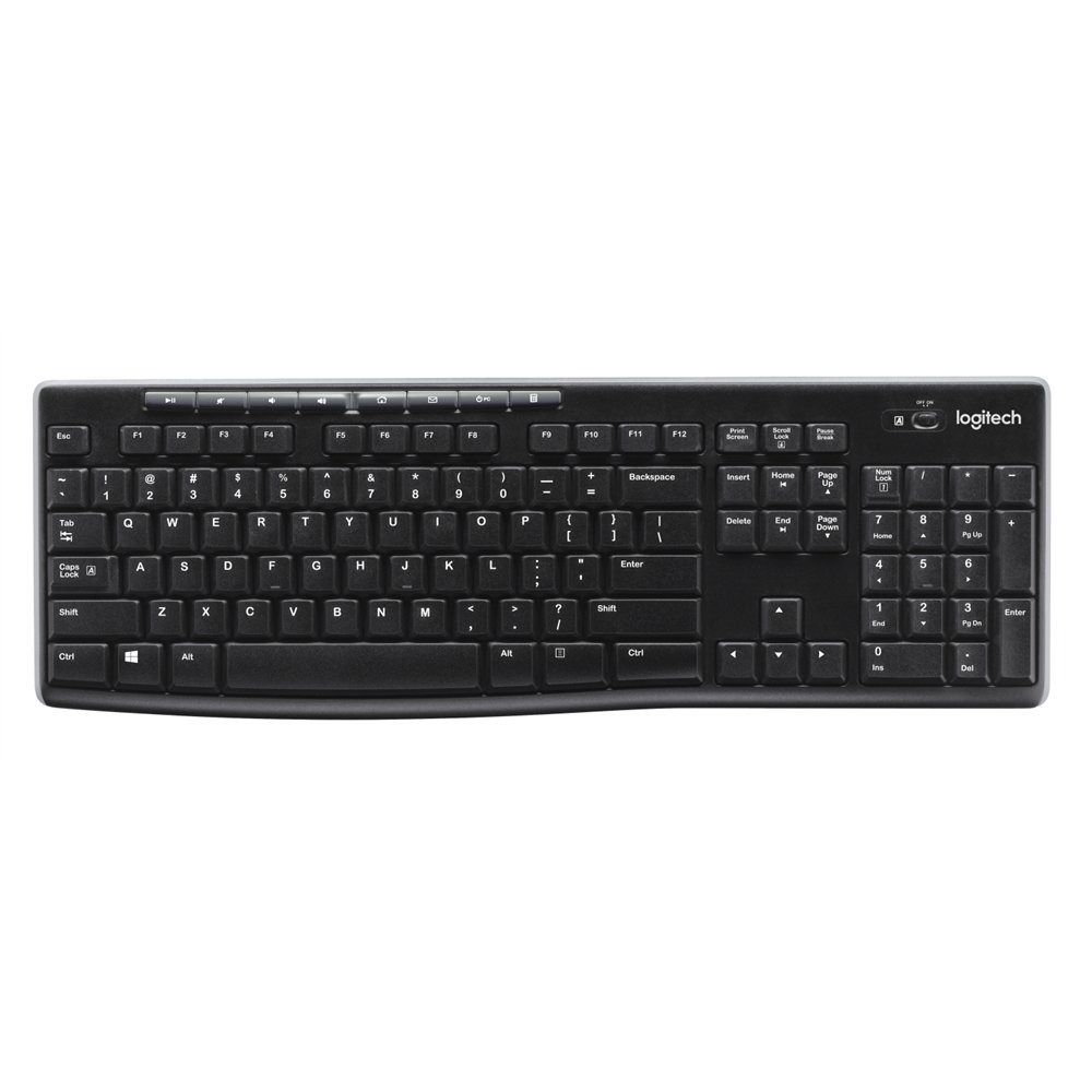 logitech wireless keyboard k270 teclado rf inalámbrico qwertz alemán negro