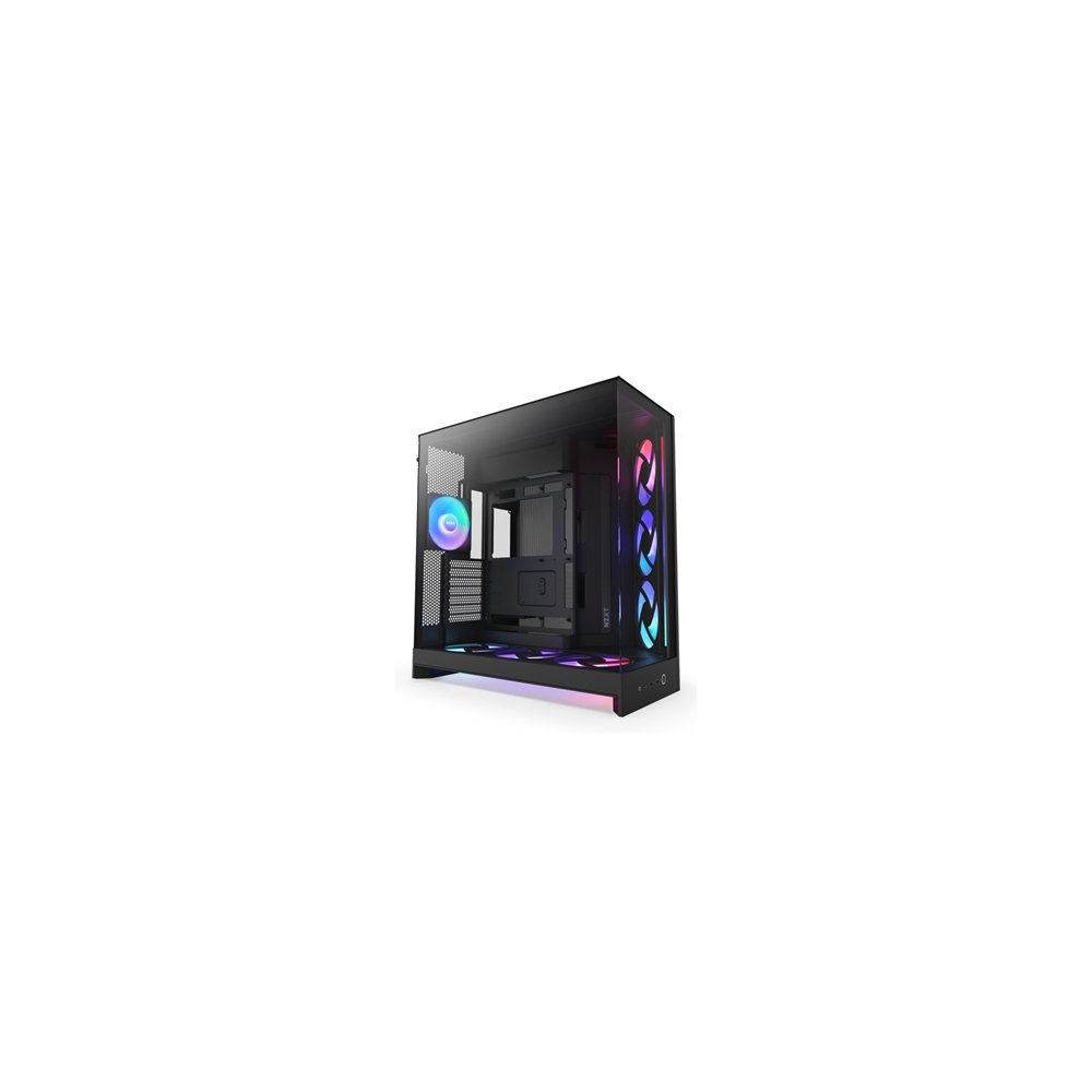 nzxt h9 flow rgb+ midi tower negro