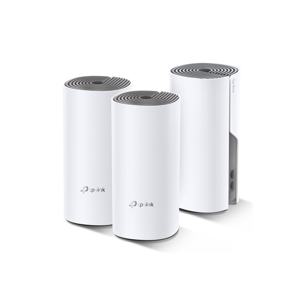 tp-link deco e4 (3-pack) doble banda (2,4 ghz / 5 ghz) wi-fi 5 (802.11ac) blanco, gris 2 interno
