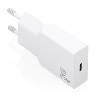 aisens cargador ultra delgado gan 25w, 1xusb-c pd3.0, blanco