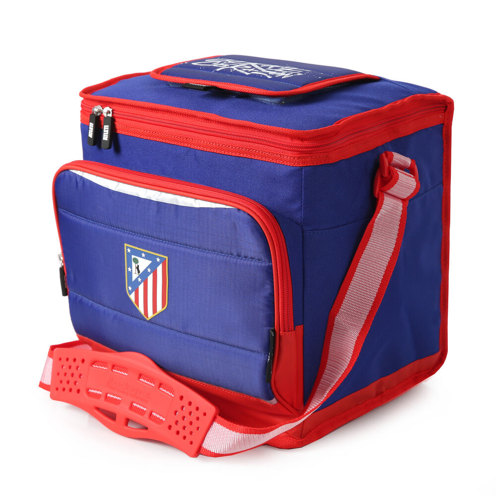 bolsa porta alimentos termica plegable atletico de madrid