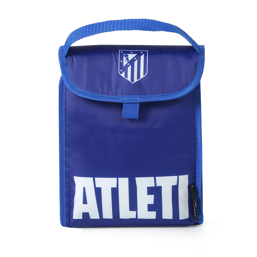 bolsa porta alimento termica plegable atletico de madrid