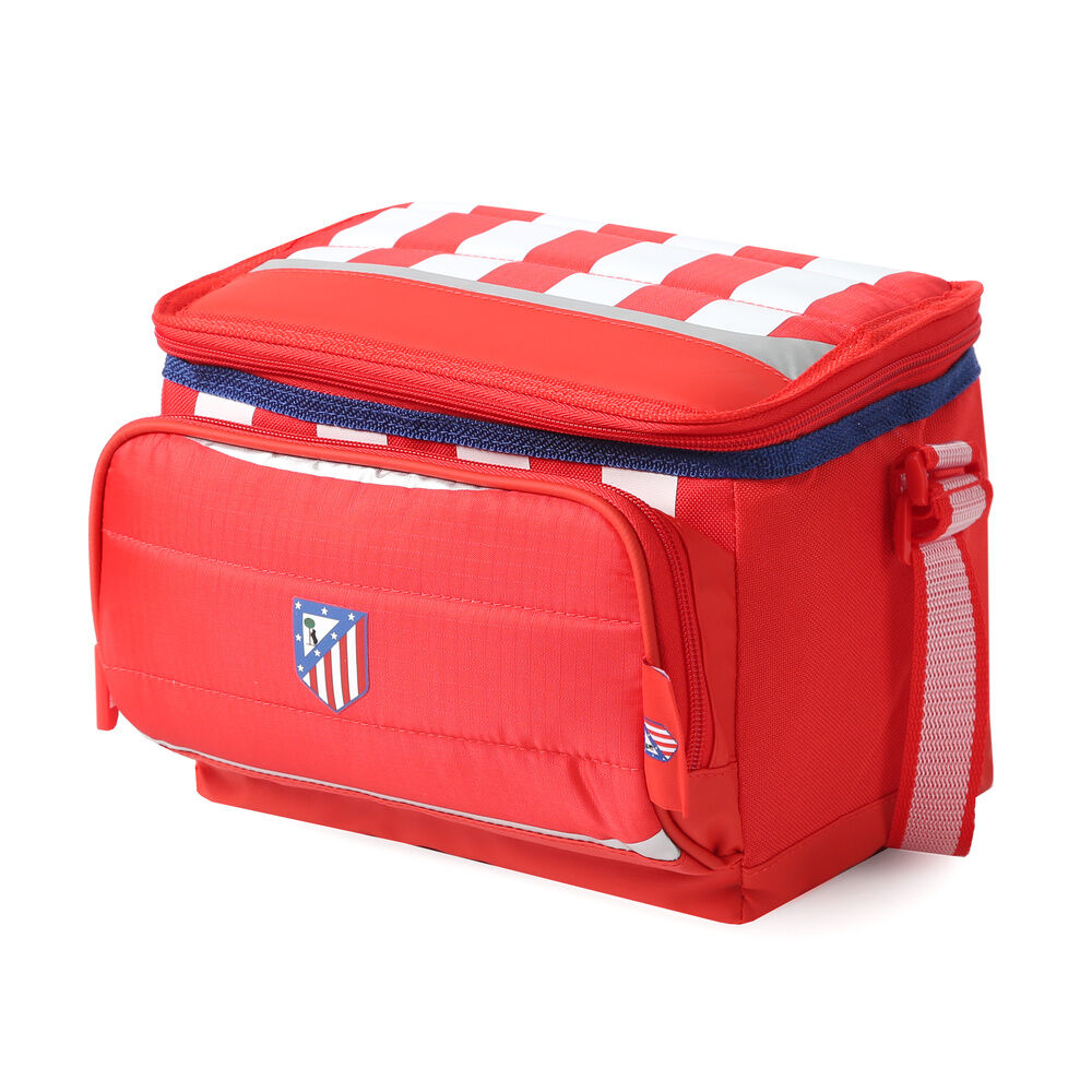 bolsa porta alimentos termica plegable atletico de madrid