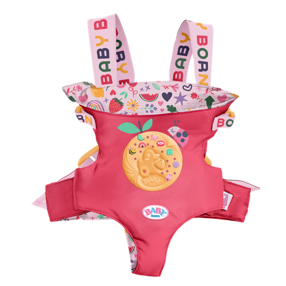 mochila porteo con pins baby born