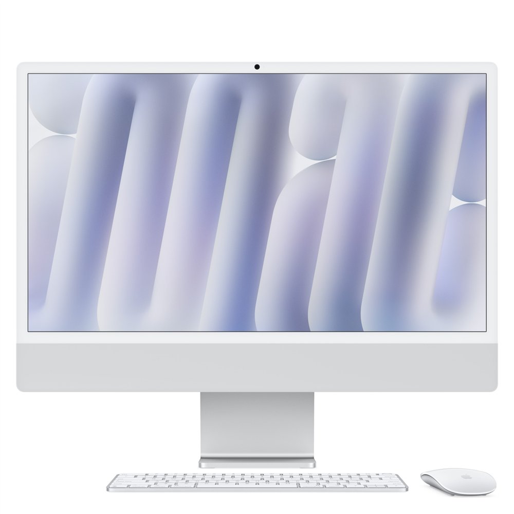 apple imac 24 apple m4 10 núcleos/16gb/512gb ssd/gpu 10 núcleos/24" retina 4.5k plata