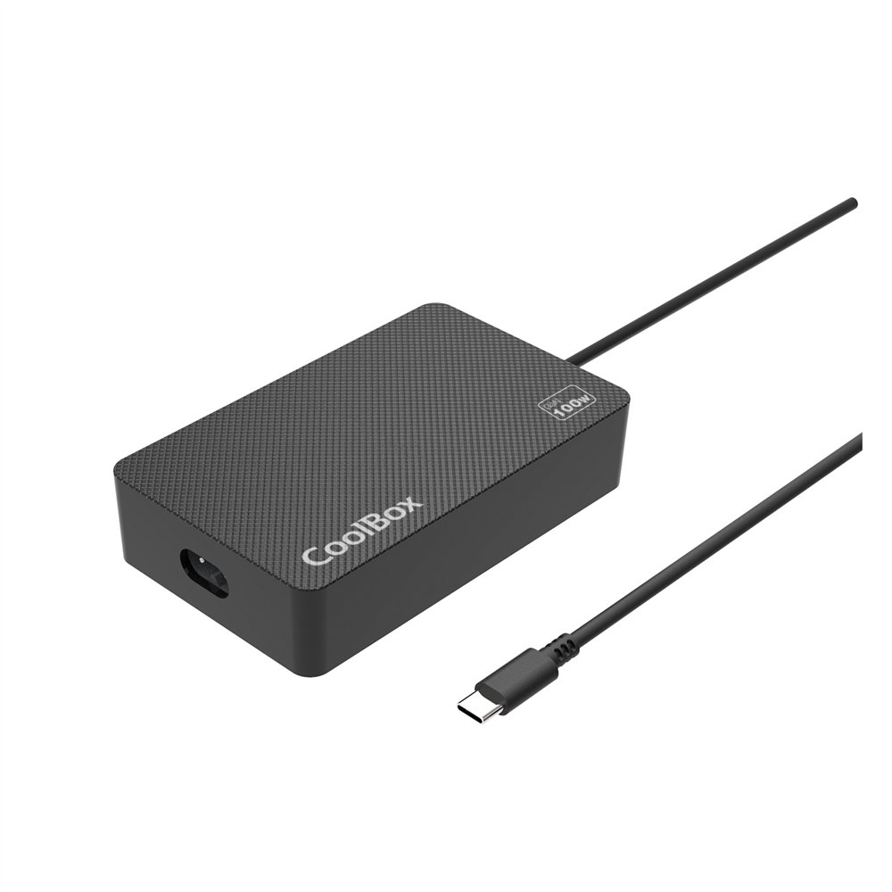 coolbox cargador portatil gan usb-c 100w