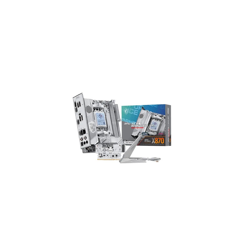 msi mpg x870i edge ti evo wifi placa base amd x870 zócalo am5 mini-atx