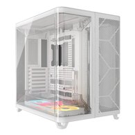 corsair air 5400 lx-r rgb icue link midi tower blanco