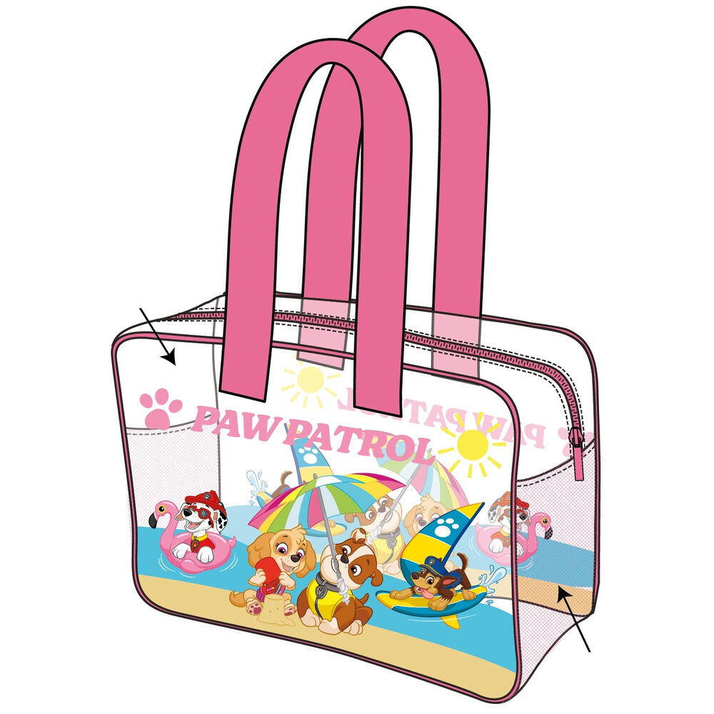 bolsa playa canina paw patrol