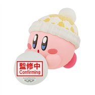 figura kirby play in the snow fluffy puffy mine kirby 4cm