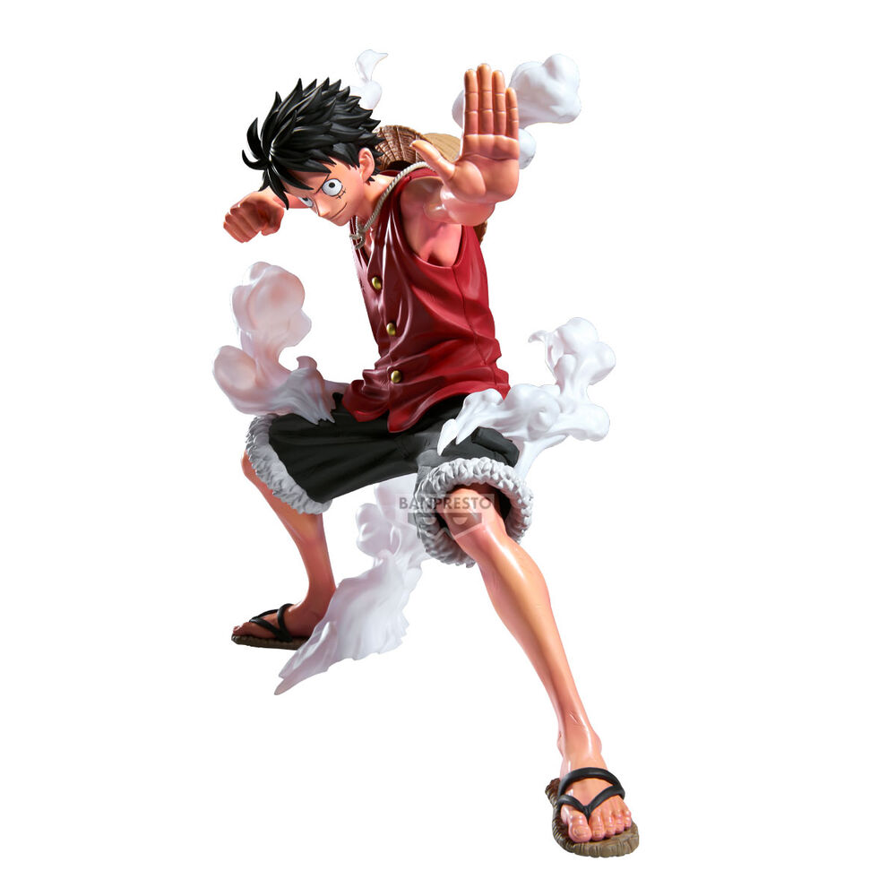 figura monkey d luffy maximatic plus one piece 21cm