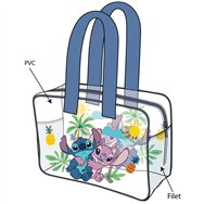bolsa playa angel & stitch disney