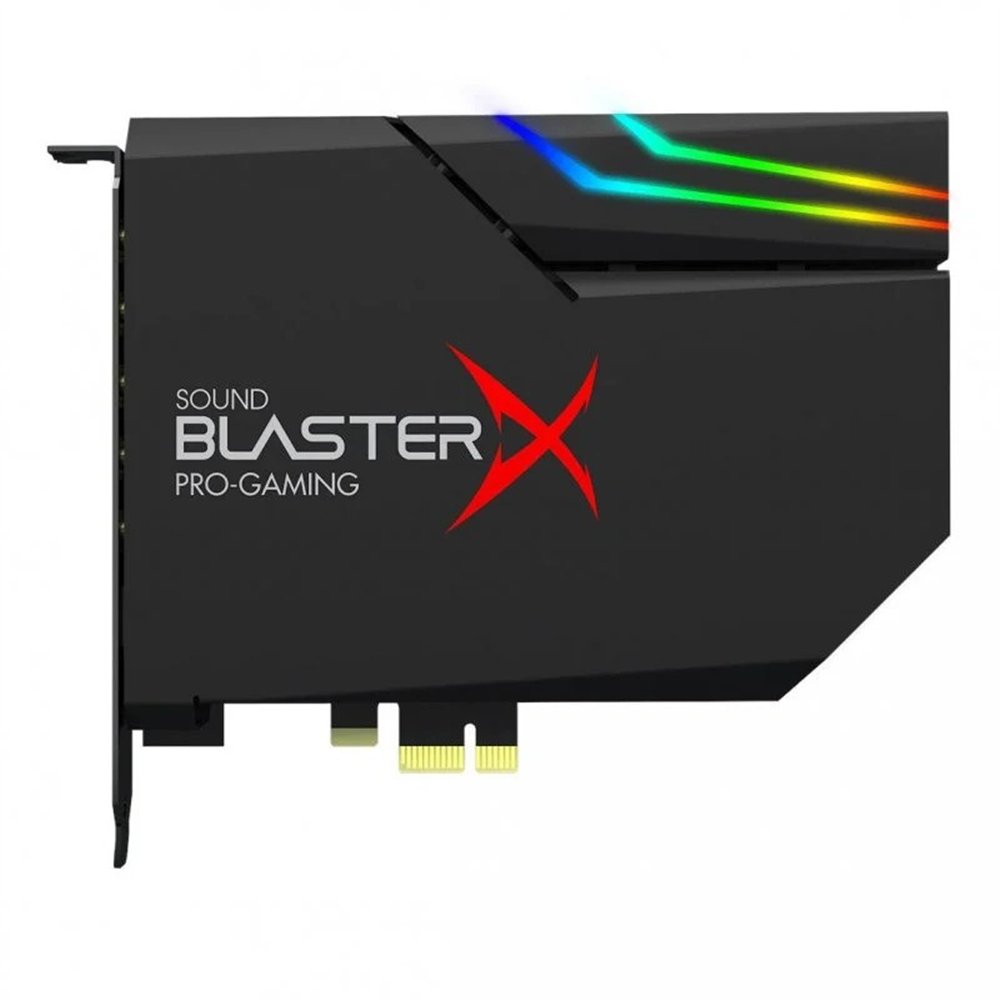 tarjeta de sonido creative soundblaster x ae-5 pcie rgb