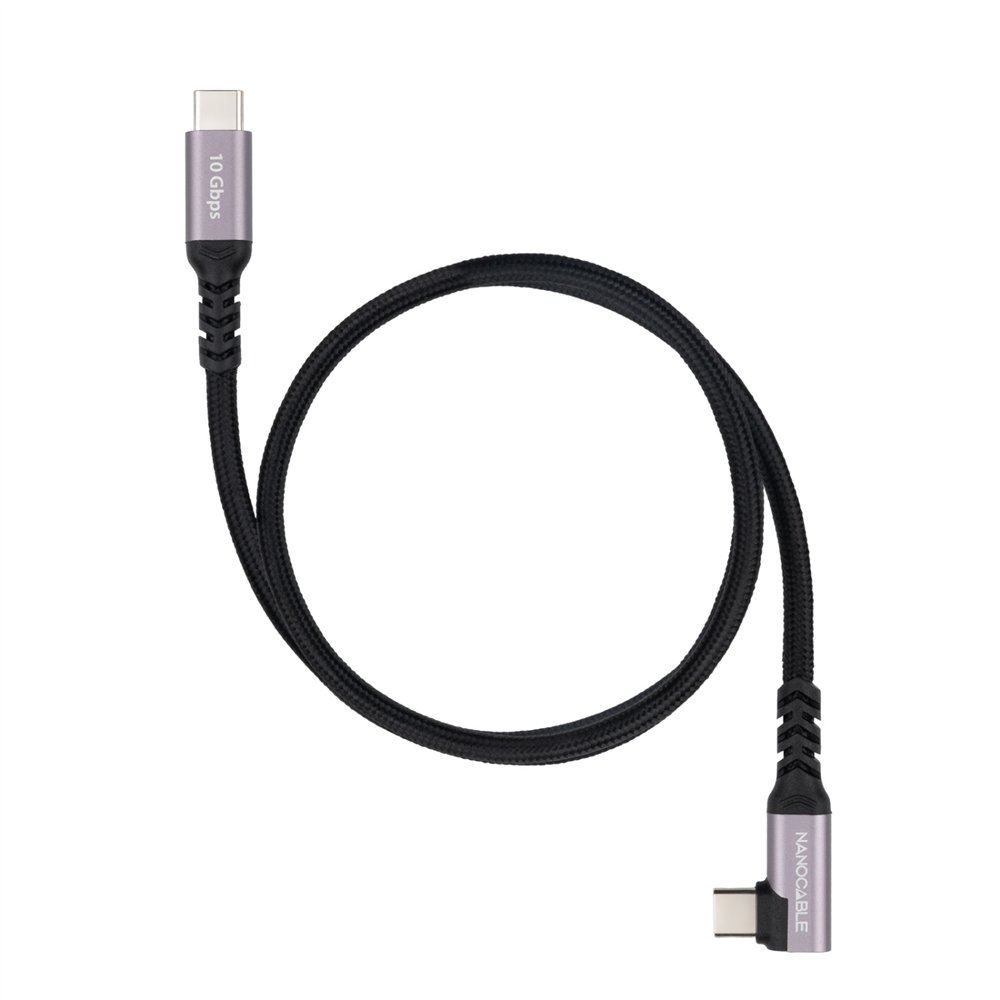 nanocable 10.01.4701 cable usb usb 3.2 gen 2 (3.1 gen 2) 1 m usb c negro