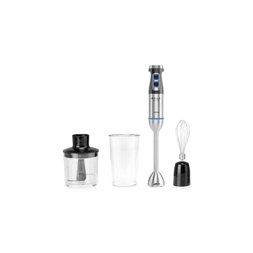 orbegozo bt 5017 0,9 l batidora de inmersión 1700 w acero inoxidable, negro