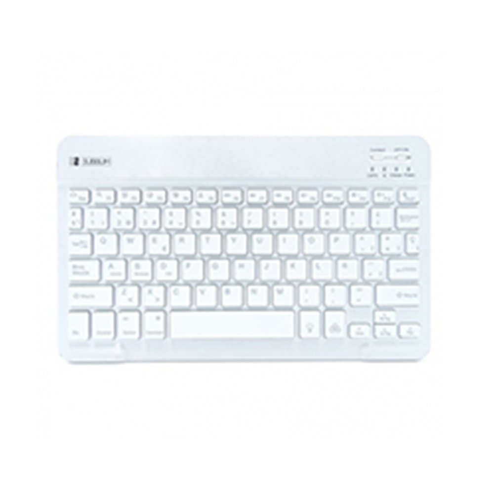 teclado subblim retroiluminado bt plata(sub-kbt-smbl30)
