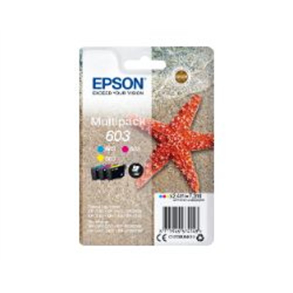 tinta epson 603 tricolor estrella de mar (c13t03u54010)