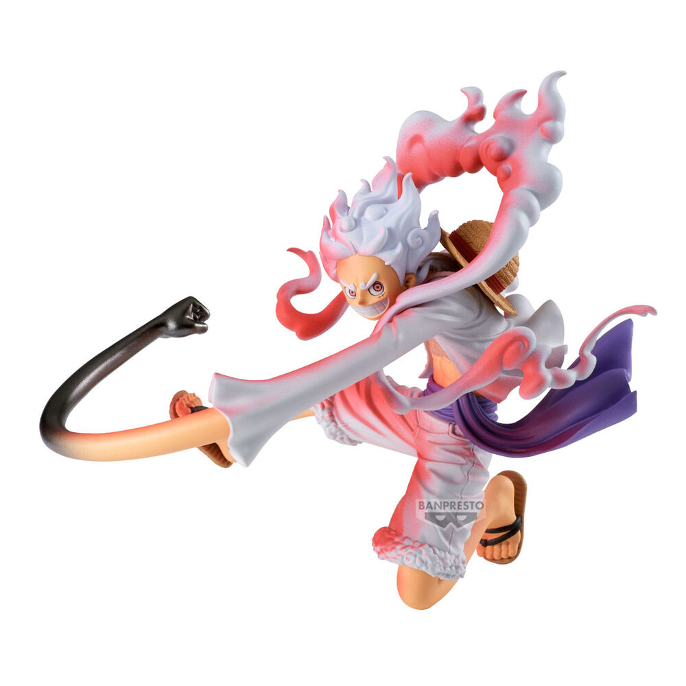 figura monkey d.luffy battle record collection one piece 13cm