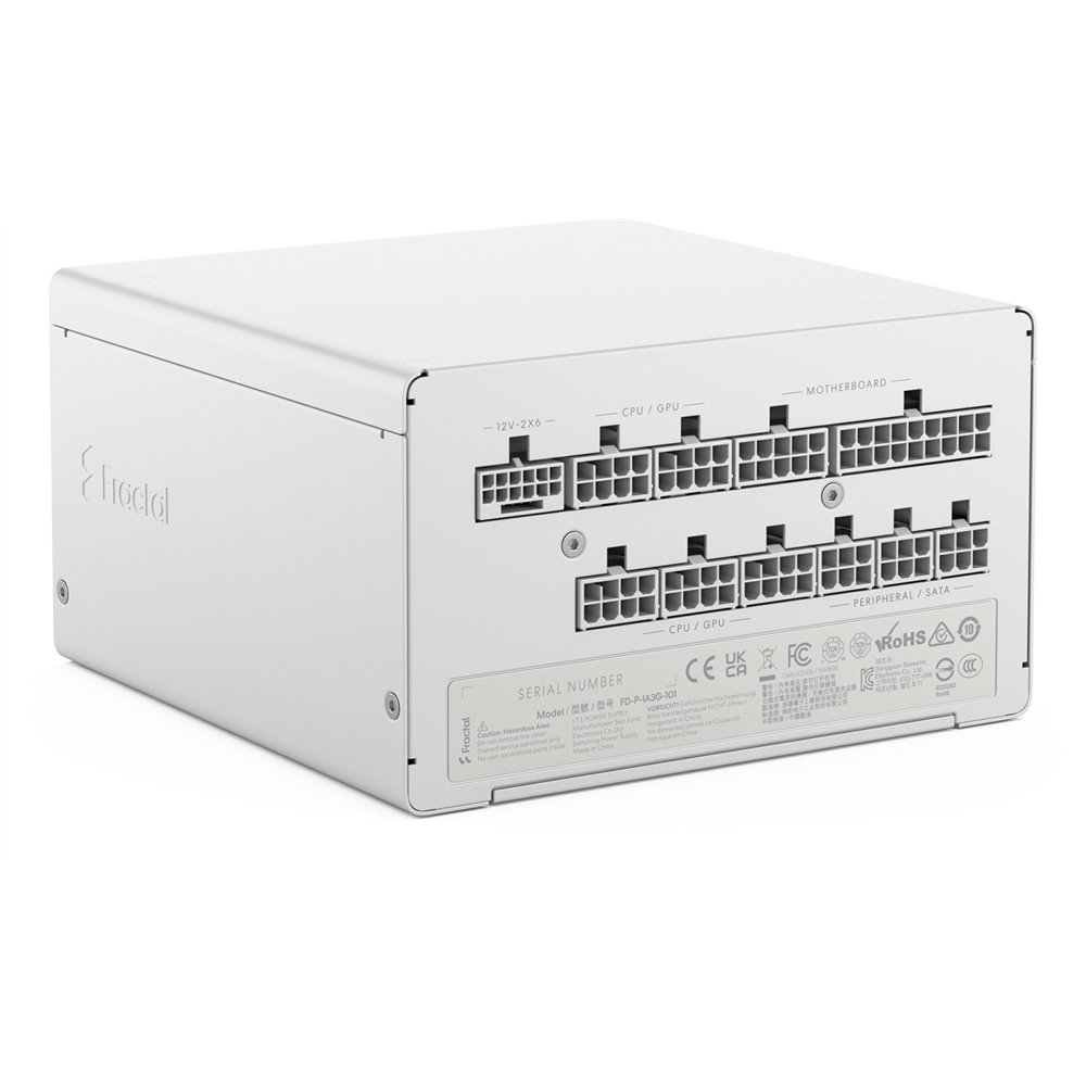 fractal design ion 3 gold 1000w unidad de fuente de alimentación 24-pin atx atx blanco