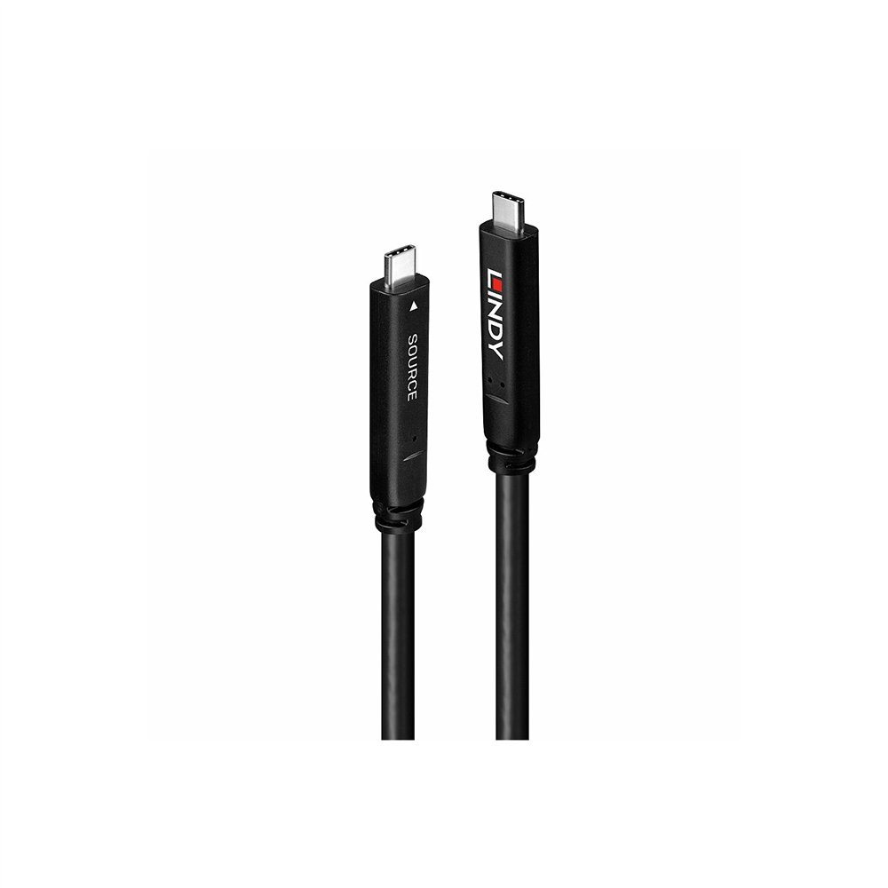 lindy 43399 cable usb usb 3.2 gen 1 (3.1 gen 1) 15 m usb c negro