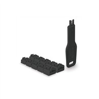 lindy 47891 bloqueador de puerto bloqueador de puerto + clave rj-45 negro acrilonitrilo butadieno estireno (abs) 10 pieza(s)