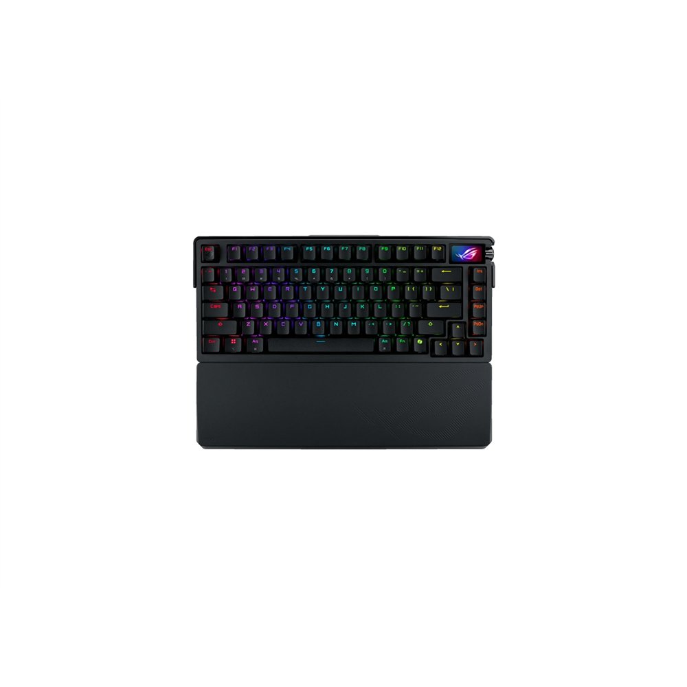 asus rog azoth extreme teclado juego usb + rf wireless + bluetooth qwerty inglés negro