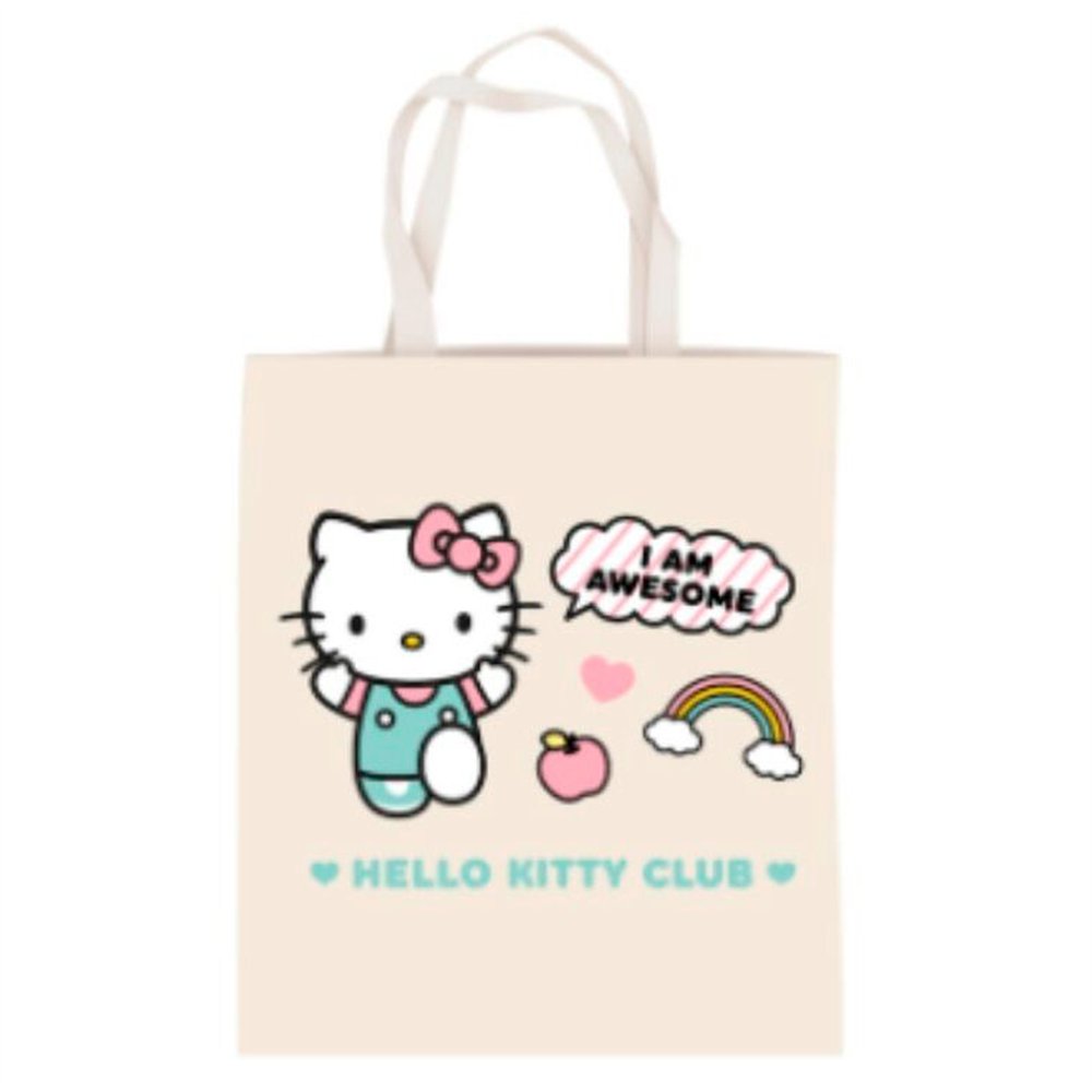 bolsa shopping i am awesome hello kitty