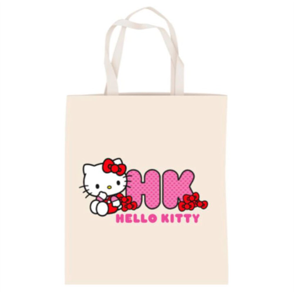 bolsa shopping flower hello kitty