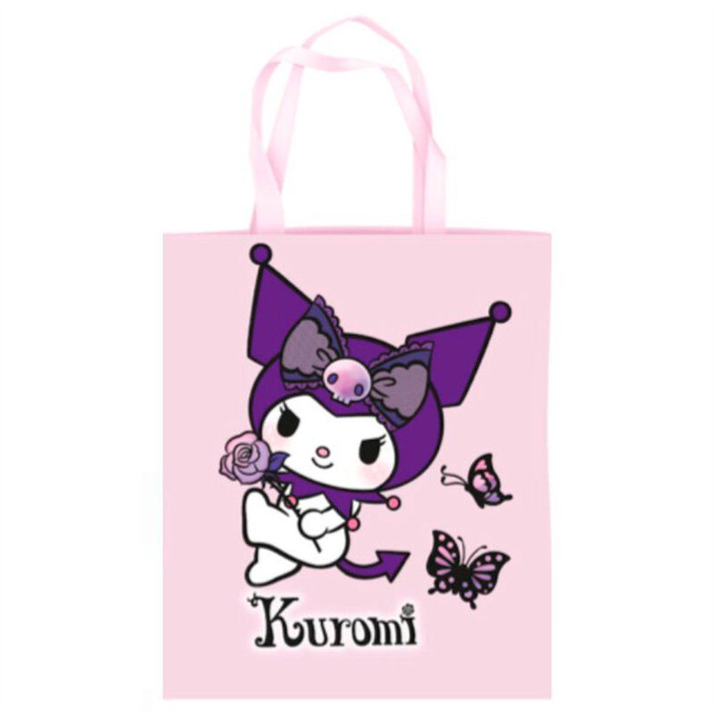 bolsa shopping pink butterfly kuromi hello kitty