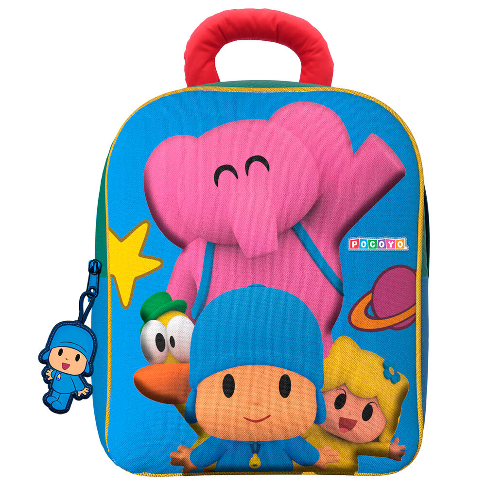 mochila 3d pocoyo 32cm