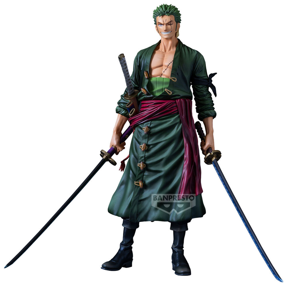 figura roronoa zoro premium the brush one piece 30cm