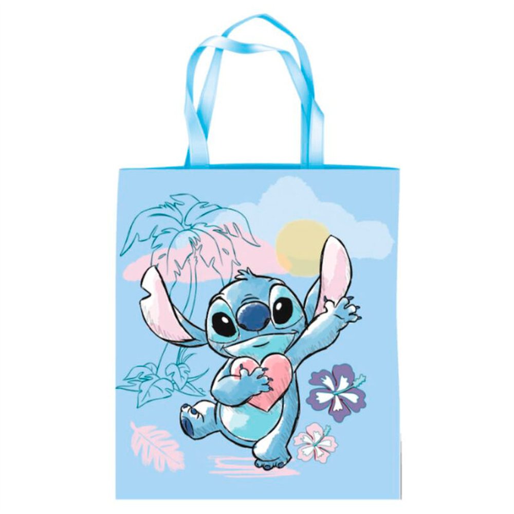 bolsa shopping corazon stitch disney