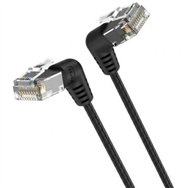 cable de red cat6a utp 1m vention acodado black