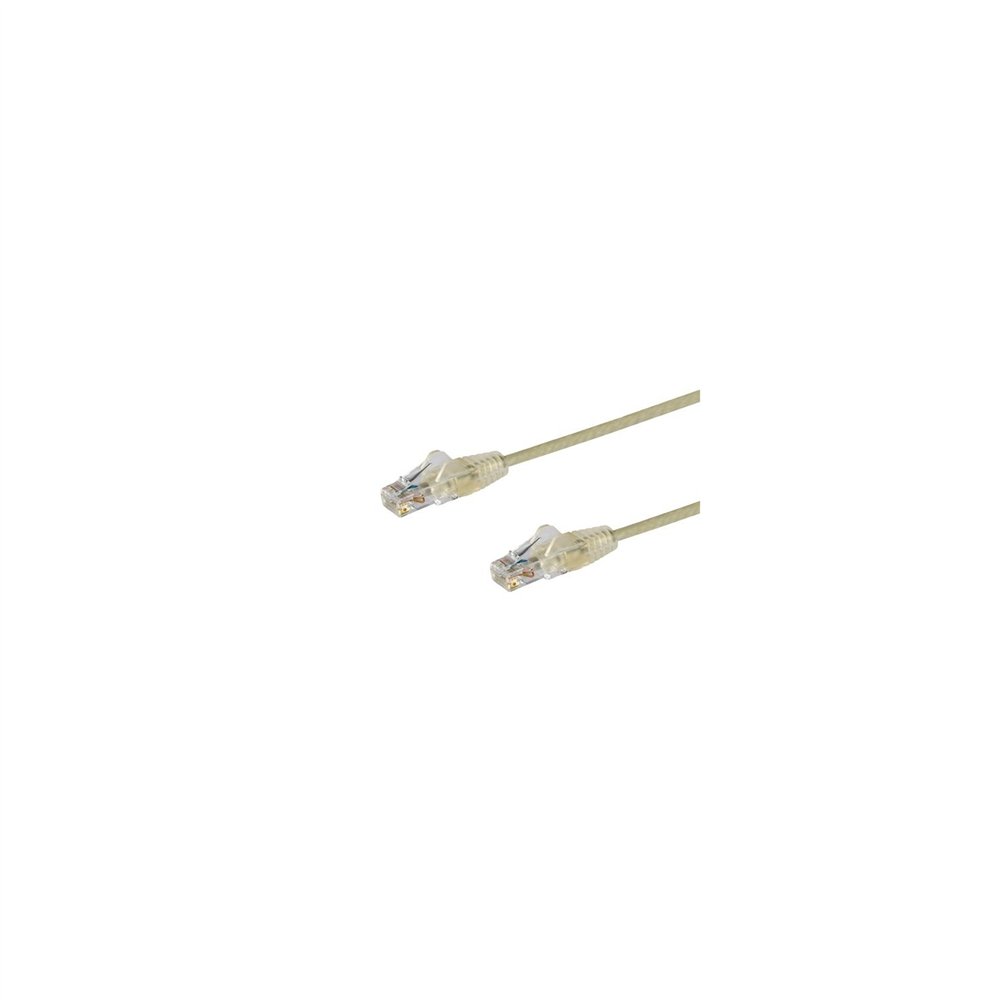 startech.com cable de red cat6 utp delgado con conectores rj45 sin enganches -  1m gris