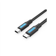 vention cable usb 2.0 tipo-c cowbh/ usb tipo-c macho - miniusb macho/ 2m/ negro