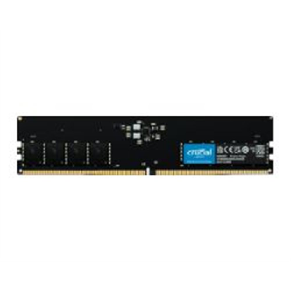 módulo crucial ddr5 16gb 4800mhz dimm (ct16g48c40u5)