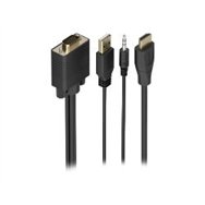 conversor aisens vga+usb-a+3.5mm a hdmi 1m (a115-1007)