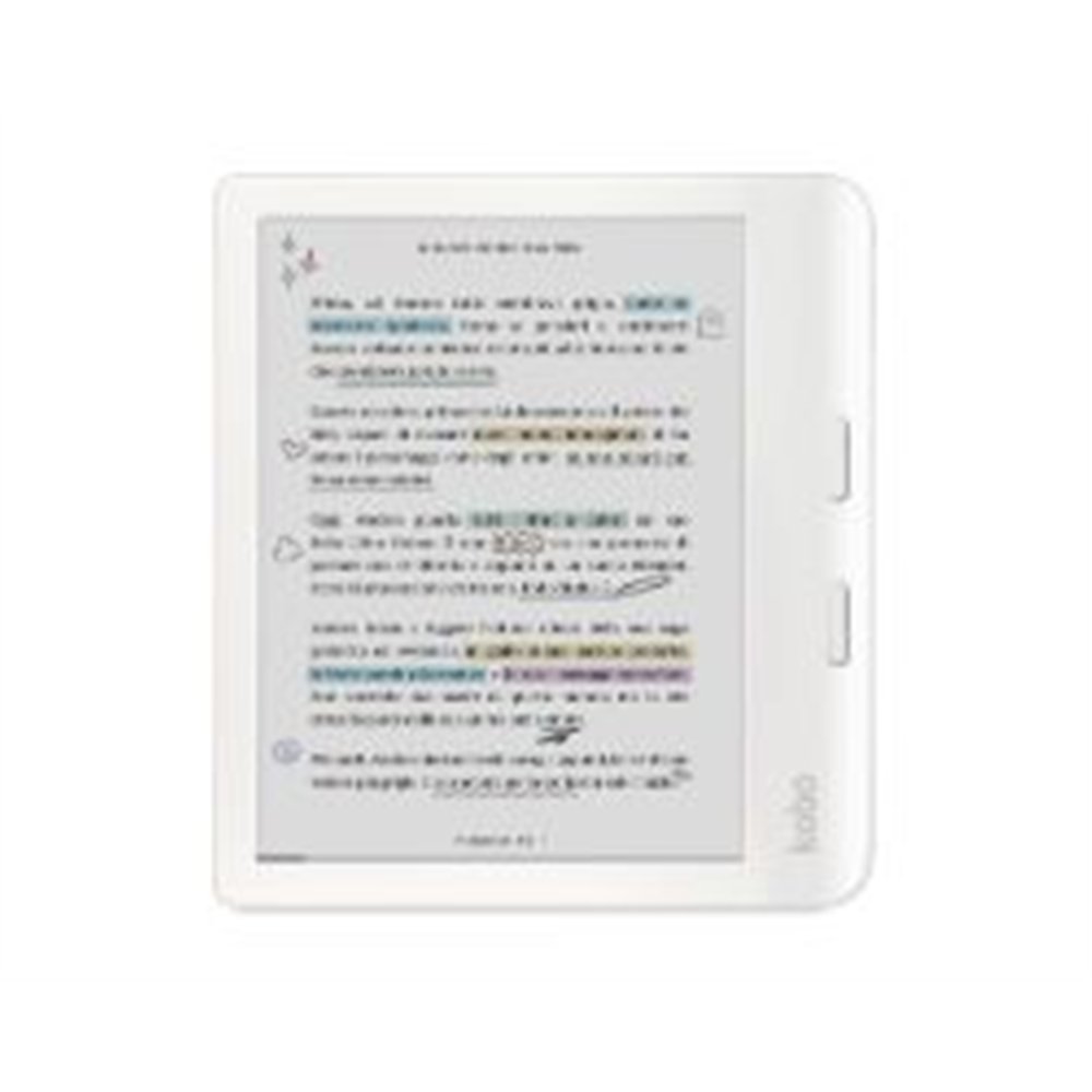 ebook kobo libra 7" color 32gb blanco (n428-ku-wh-k-ck)