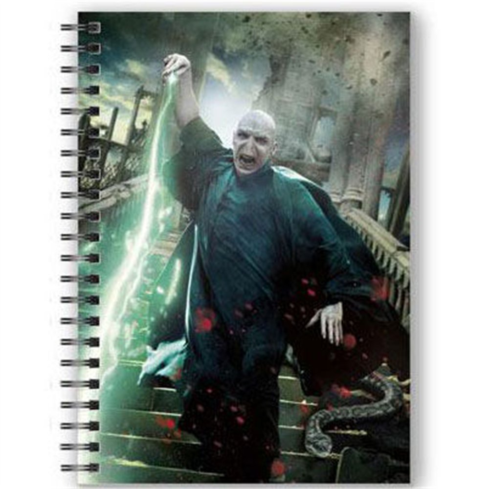 cuaderno a5 3d voldemort harry potter