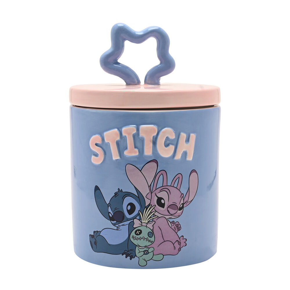 tarro almacenamiento stitch disney
