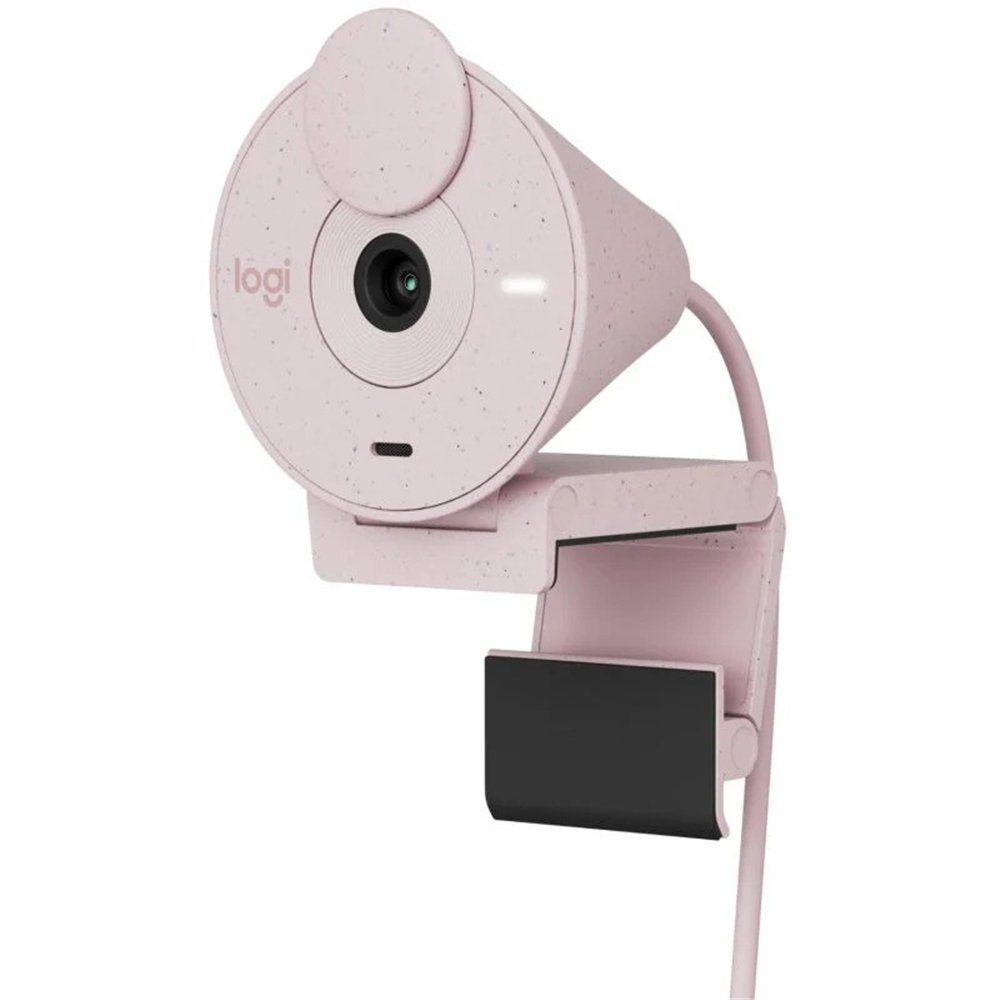 webcam logitech brio 300 fhd usb-c rose