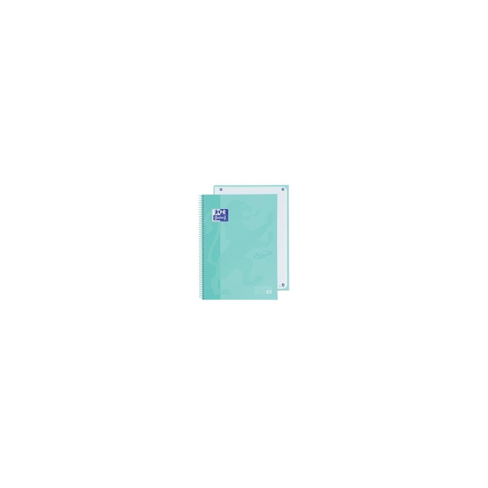 libreta oxford europeanbook a4+ tapa extradura ice mint pastel 400117274