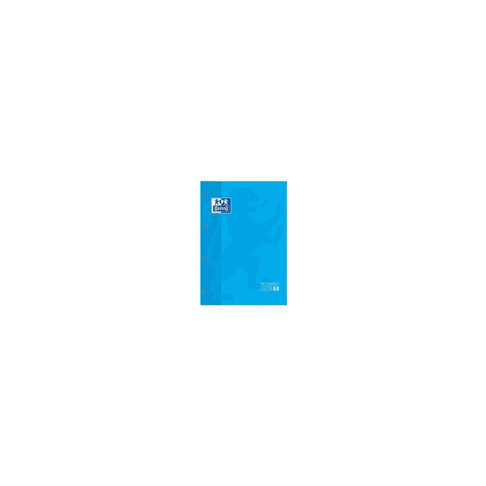 recambio oxford classic cuaderno a4 a4+ 80 hojas 90 gramos 4 taladros cuadricula 5x5 enmarcado 400123679